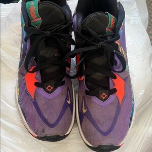 Nike Purple and Red Athletic Shoes